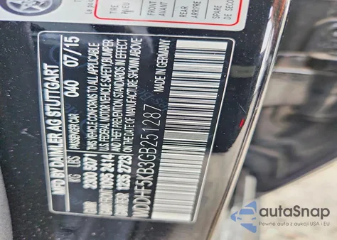 2016 Mercedes-Benz E 350 из США, поврежденный, VIN WDDHF5KB3GB251287